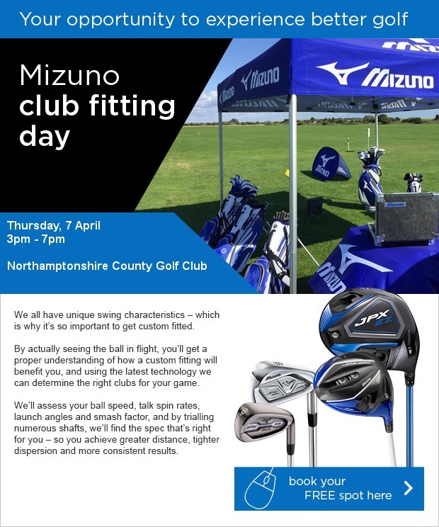 Don't miss our Mizuno fitting day - Thursday, 7 April