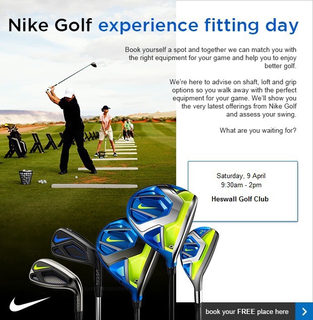 Your invitation to our Nike Experience Day - Sat 9 Apr