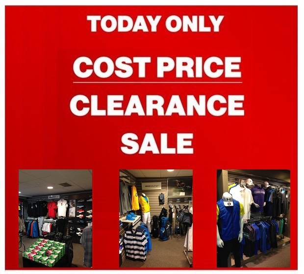 Cost Price Clearance Sale Today..