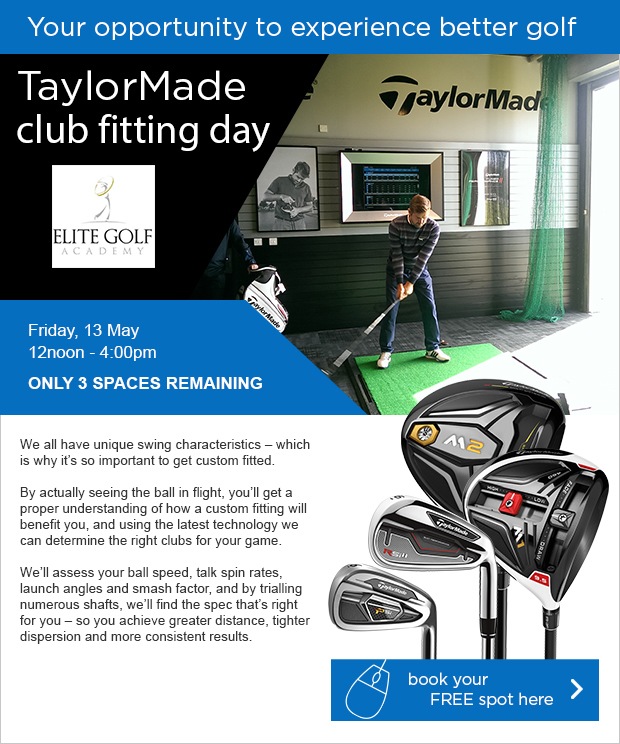 3 spaces left for our TaylorMade event next week