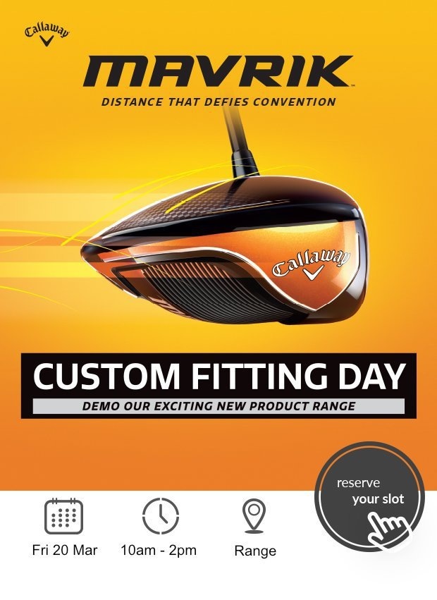 Callaway fitting day - don't miss out!