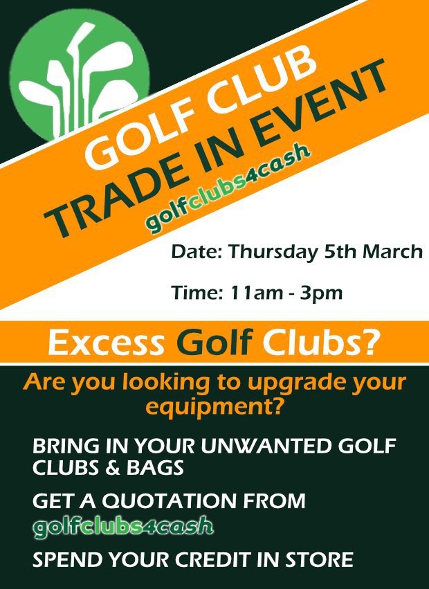 Golf Club Trade-In Event…