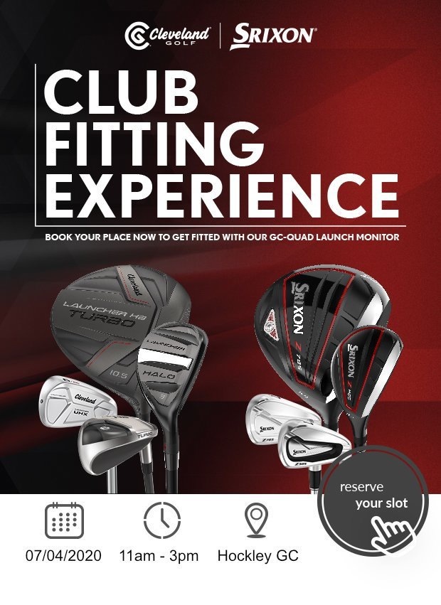 Srixon are coming to Hockley GC…