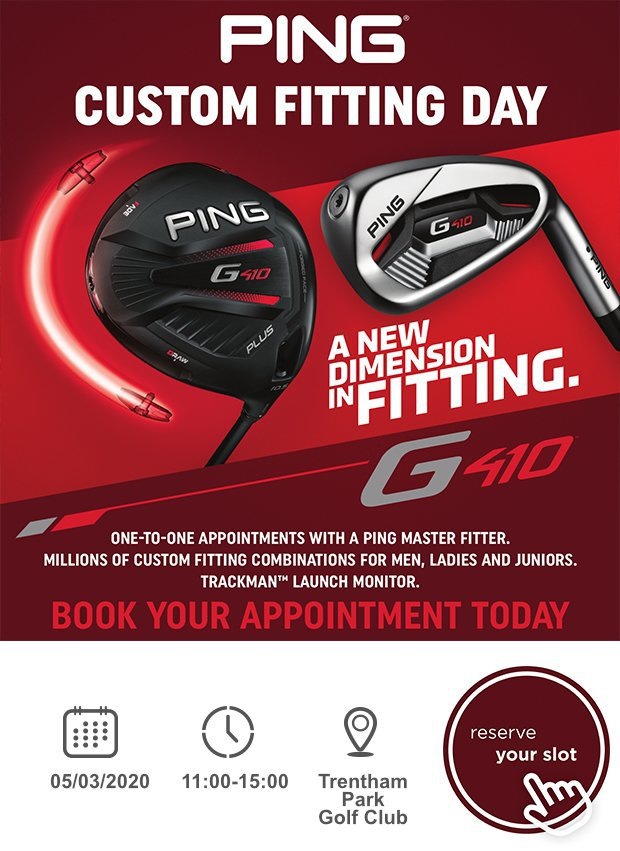 Last slots for PING fitting day…