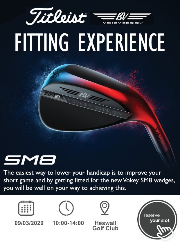 Don't miss our Vokey SM8 fitting day…