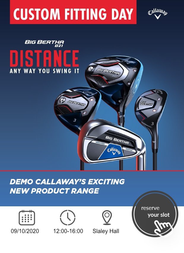 Don't miss our Callaway fitting day…