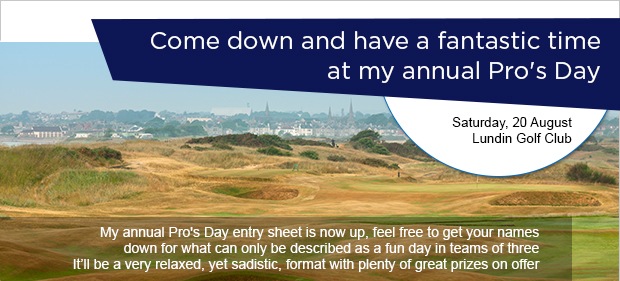 Come and enjoy my fantastic Pro's Day