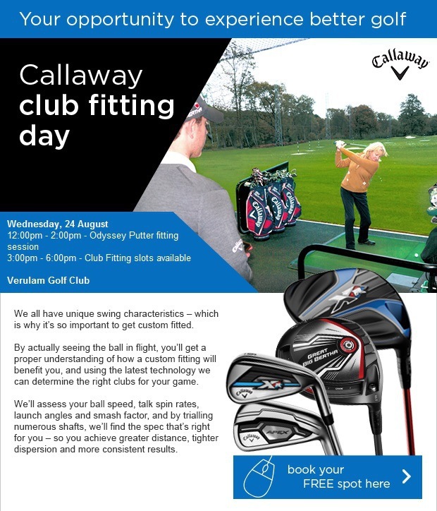 Don't miss out on our huge Callaway and Odyssey Demo Day