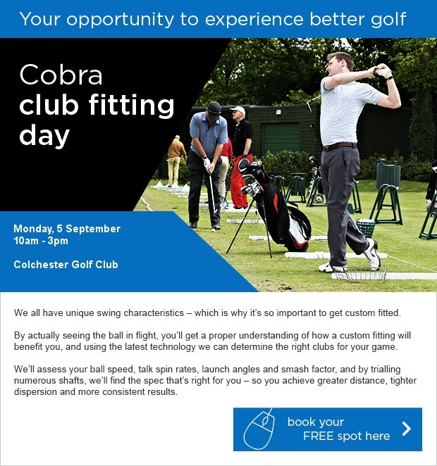 Don't miss our Cobra fitting day here at Colchester…