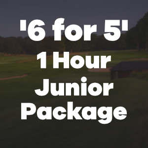 '6 for 5' 1 hour junior package