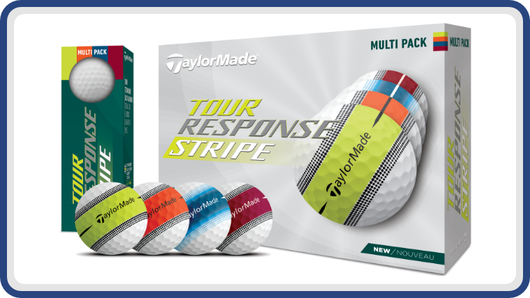 four-different-coloured-tour-response-golf-balls