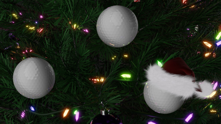 golf-balls-on-a-christmas-tree