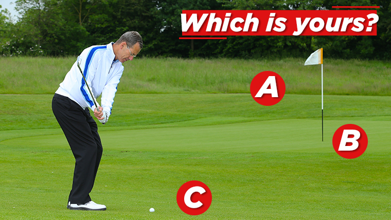 a-golfer-chipping-onto-a-green