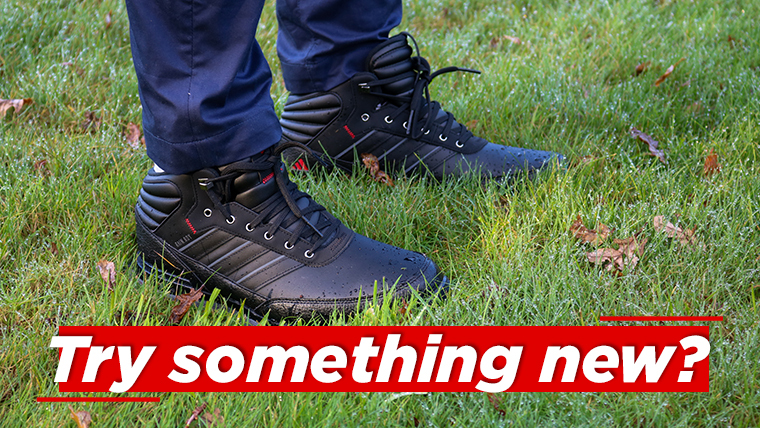 a-pair-of-golf-shoes-with-a-caption-asking-try-something-new?