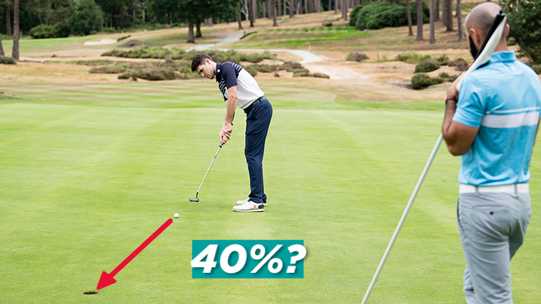 a-golfer-following-his-putt-on-a-green
