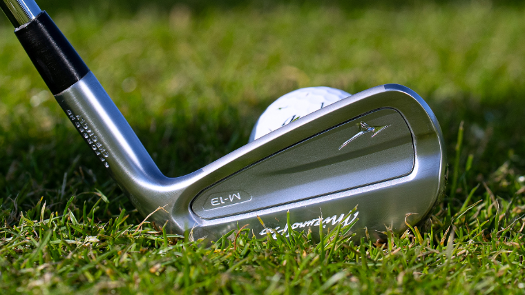 mizuno-pro-m13-clubhead-addressing-a-golf-ball