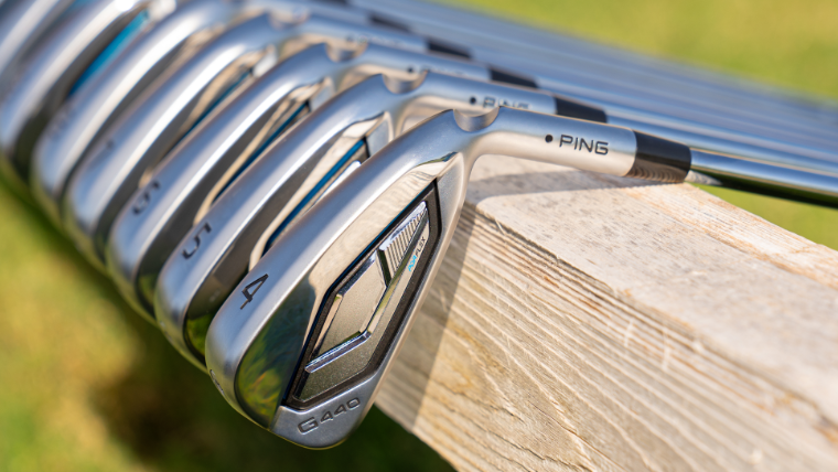 ping-g440-irons-resting-on-a-bench