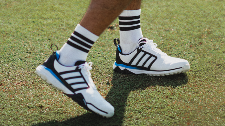 a-golfer-wearing-adidas-golf-shoes