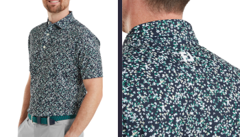 FootJoy Watercolour Floral Print Polo