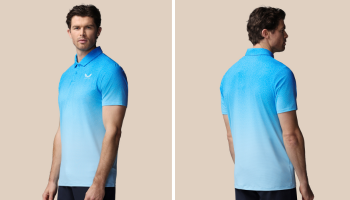 Castore Golf Map Printed Polo