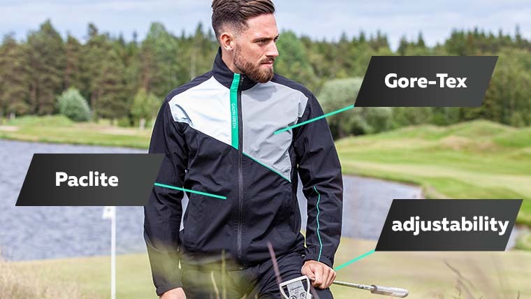 Gore tex hot sale golf jackets