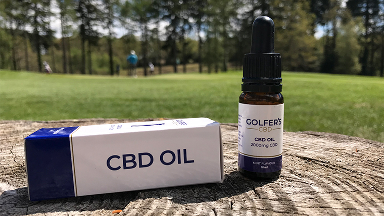 Golfer's CBD oil