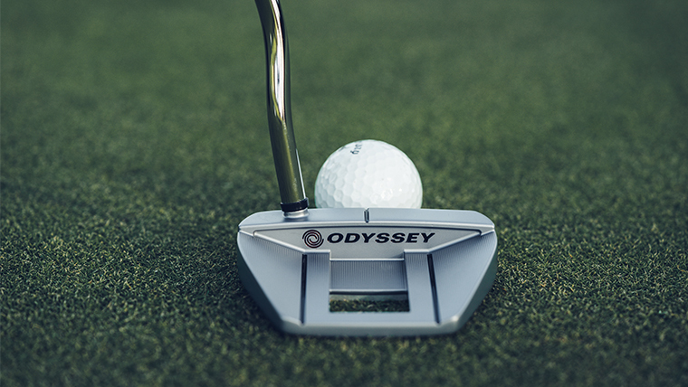 Odyssey White Hot OG putter in action