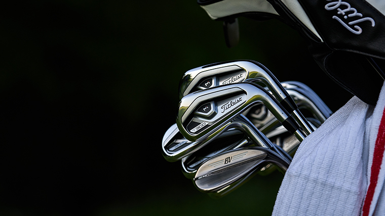 Titleist T300 irons in the bag