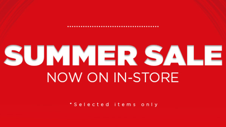 Sale on selected items now on