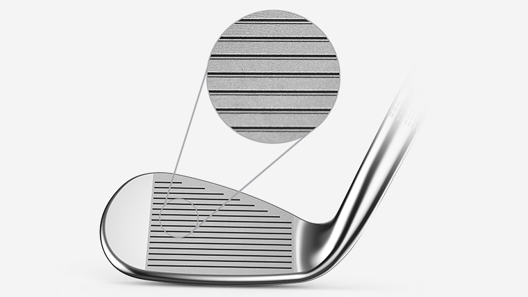 Precision-milled grooves