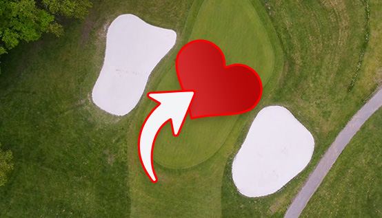The heart of the green