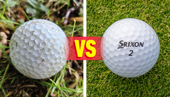 The truth: scuffed golf balls