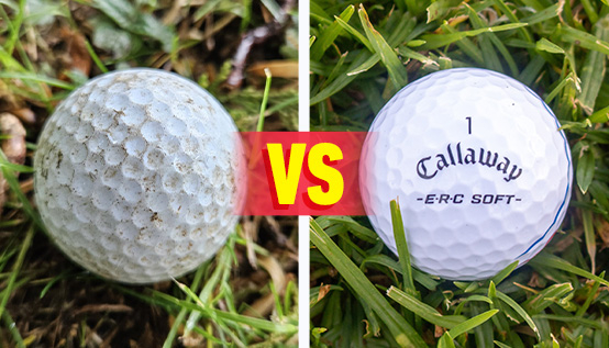 The truth: scuffed golf balls