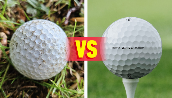 The truth: scuffed golf balls
