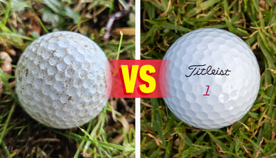 The truth: scuffed golf balls