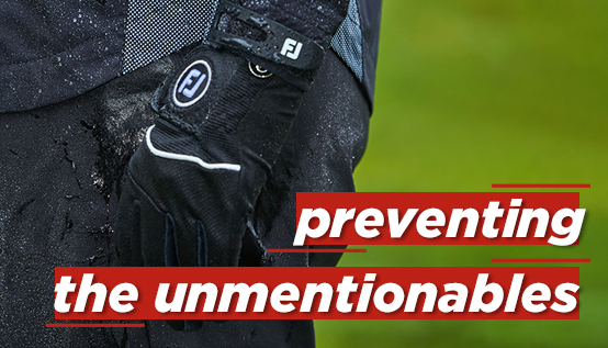 Gloves for golf in the rain