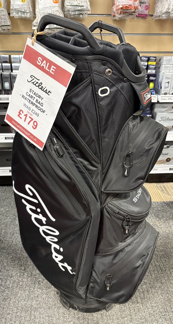 Titleist StaDry Bag Cart Bag Clearance | Michael Davis - PGA