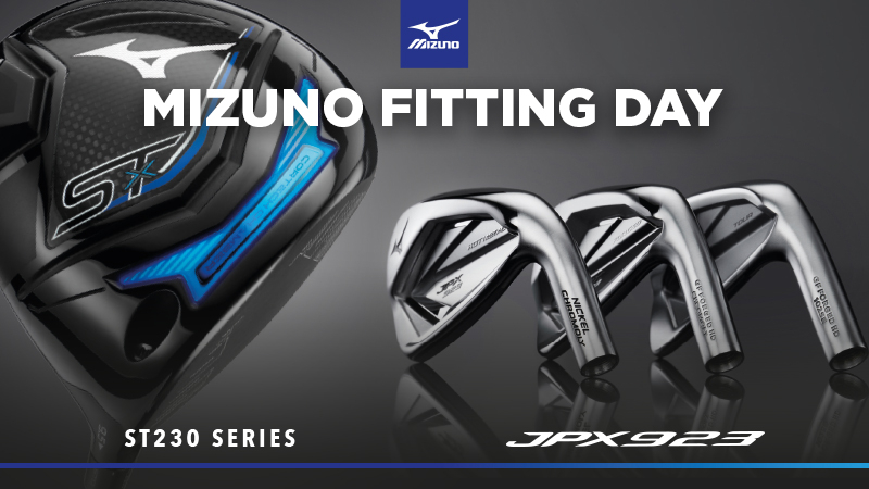 Mizuno golf fitting days online