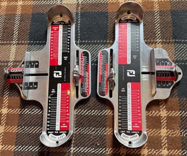 We're promoting proper measurement for your golf footwear in the Pro Shop