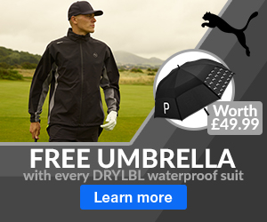 FREE umbrella with every DRYLBL waterproof suit