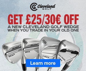 Get £25/€30 OFF a new Cleveland wedge when you trade in your old one.