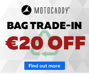 Trade-In and get €20 off a new Motocaddy bag