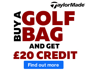 Get £20 Pro Shop credit on selected TaylorMade bags!