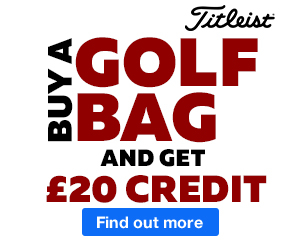 Get £20 Pro Shop credit with selected Titleist bags!