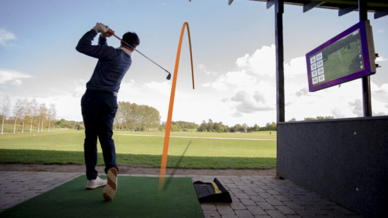 Trackman Range at Hereford Golf Academy