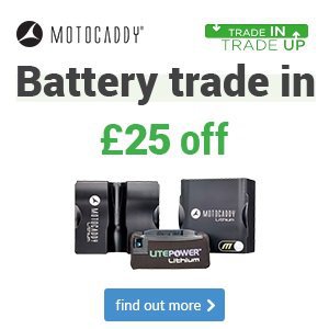 Motocaddy battery trade in