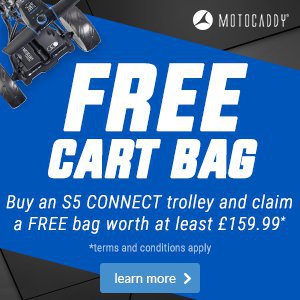 Motocaddy free bag promo