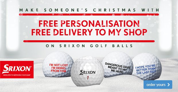 Srixon Free Ball Personalisation - from £22.99