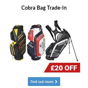 Get £20 off with the Cobra Bag Trade-In 