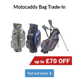Get £70 off with the Motocaddy Bag Trade-In 